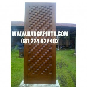 Model Daun Pintu Terbaru Motif Tikar HP-19