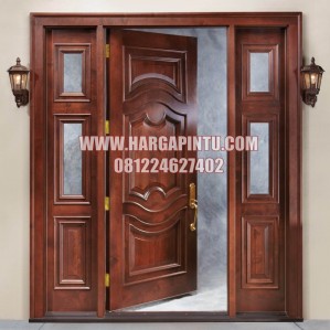 Pintu Rumah Utama Modern Klasik Kayu Jati