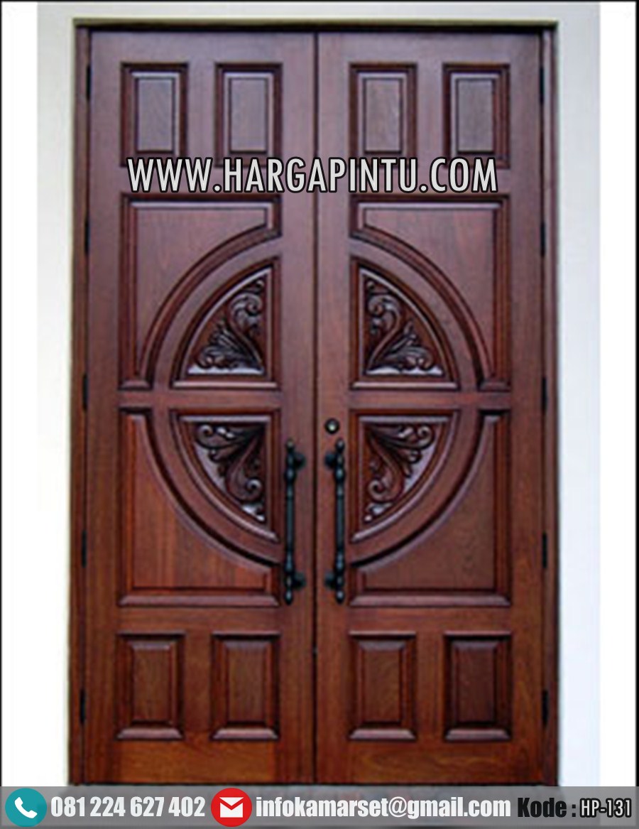 Pintu Double Ukir Minimalis Terbaru HP-131