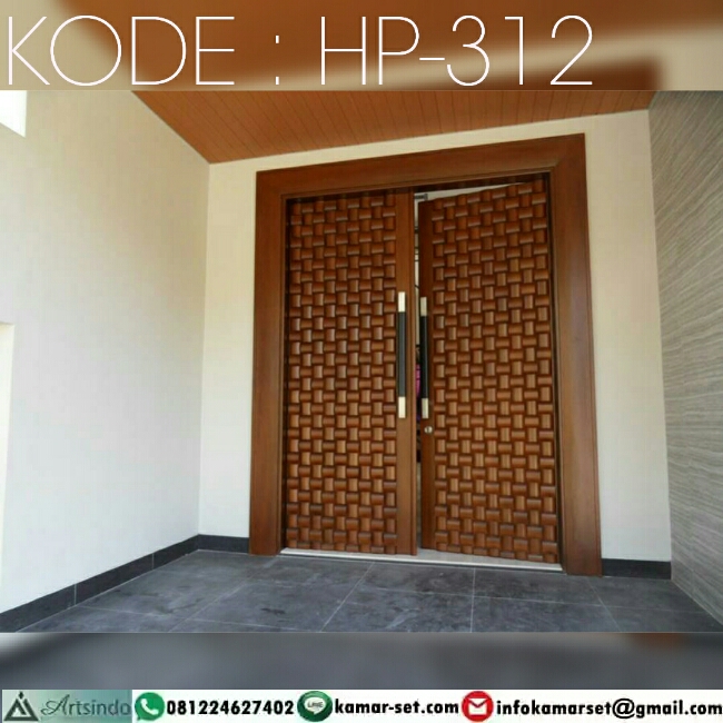 Pintu Kupu Tarung Anyaman Bambu HP-312
