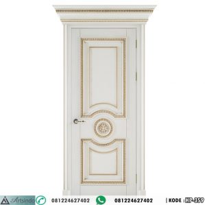 Model Pintu Kamar Gold Putih HP-359