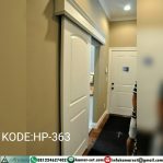 Pintu Sliding Klasik Putih HP-363