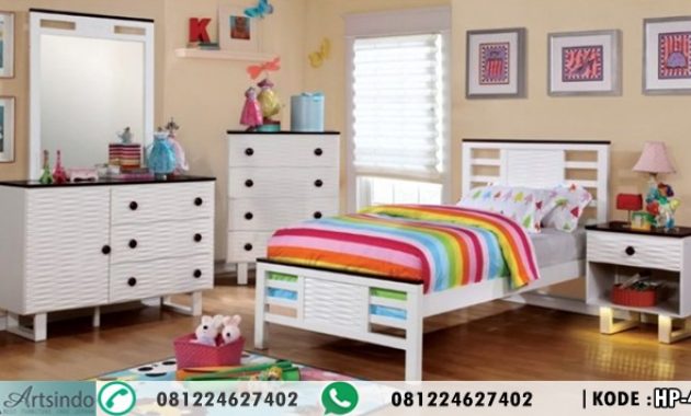 Tempat Tidur Anak Perempuan Minimalis Kasur Single