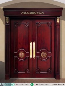 Pintu Klasik Kupu Tarung Kayu Jati HP-510