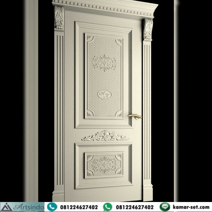 Desain Pintu Mewah Klasik Elegan