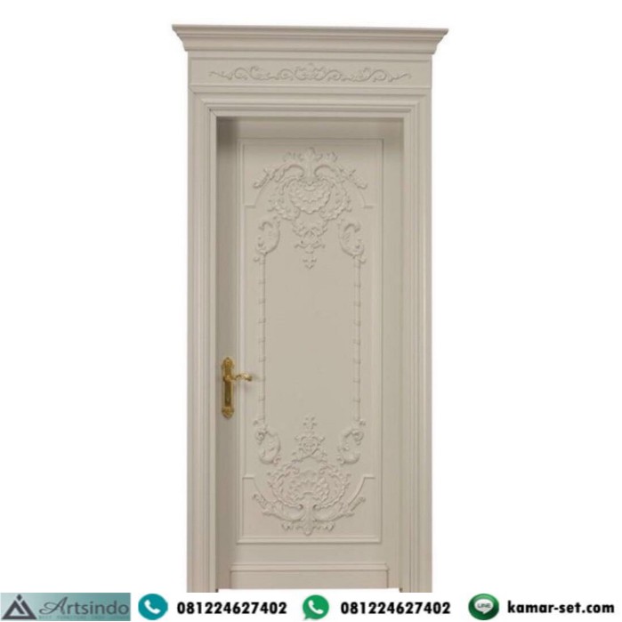 Pintu Kamar mahoni Ukir