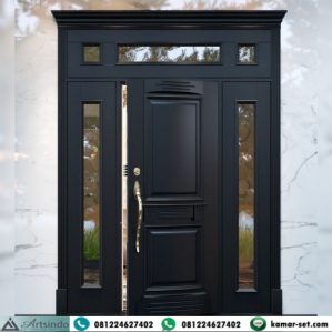 Pintu Utama Elegan Jendela Kaca