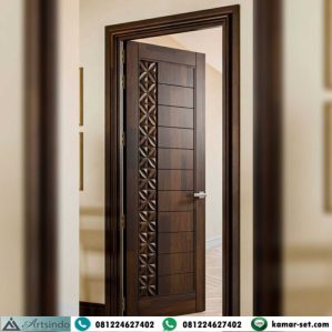 Pintu Kamar Minimalis Estetik Kayu Jati Mewah