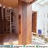 Pintu Minimalis Motif Labirin CNC Jati Super