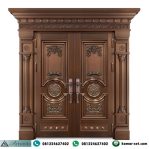 Pintu Kayu Jati Mewah Klasik Ukir Eropa Nuvanta