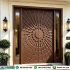 Pintu Utama Rumah Mewah Florence Ukiran CNC Matahari
