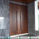 Pintu Utama Rumah Minimalis Kayu Jati Andalan