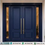 Rekomendasi Pintu Utama Rumah Minimalis Mewah 2 Jendela Terbaik
