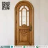 Pintu Klasik Kayu Jati Heritage Arch Kaca Patri