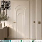 Pintu Rumah Mewah Modern Motif Lengkungan Embos CNC